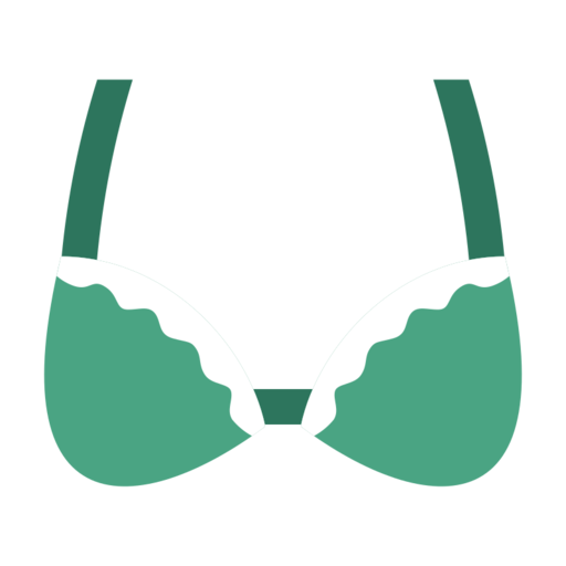 Green Bra Free Transparent Png Icon Download (white, teal, black, gray)