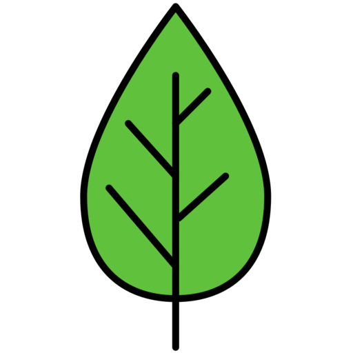 Green Leaves Free Png Icon Download (olive, black)