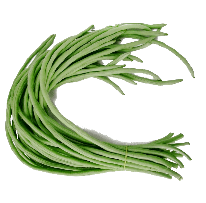 Green Long Beans Png Photo (gray)