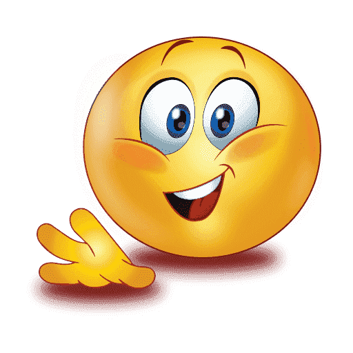 Greeting Emoji Png Image (maroon, white, gray, orange)