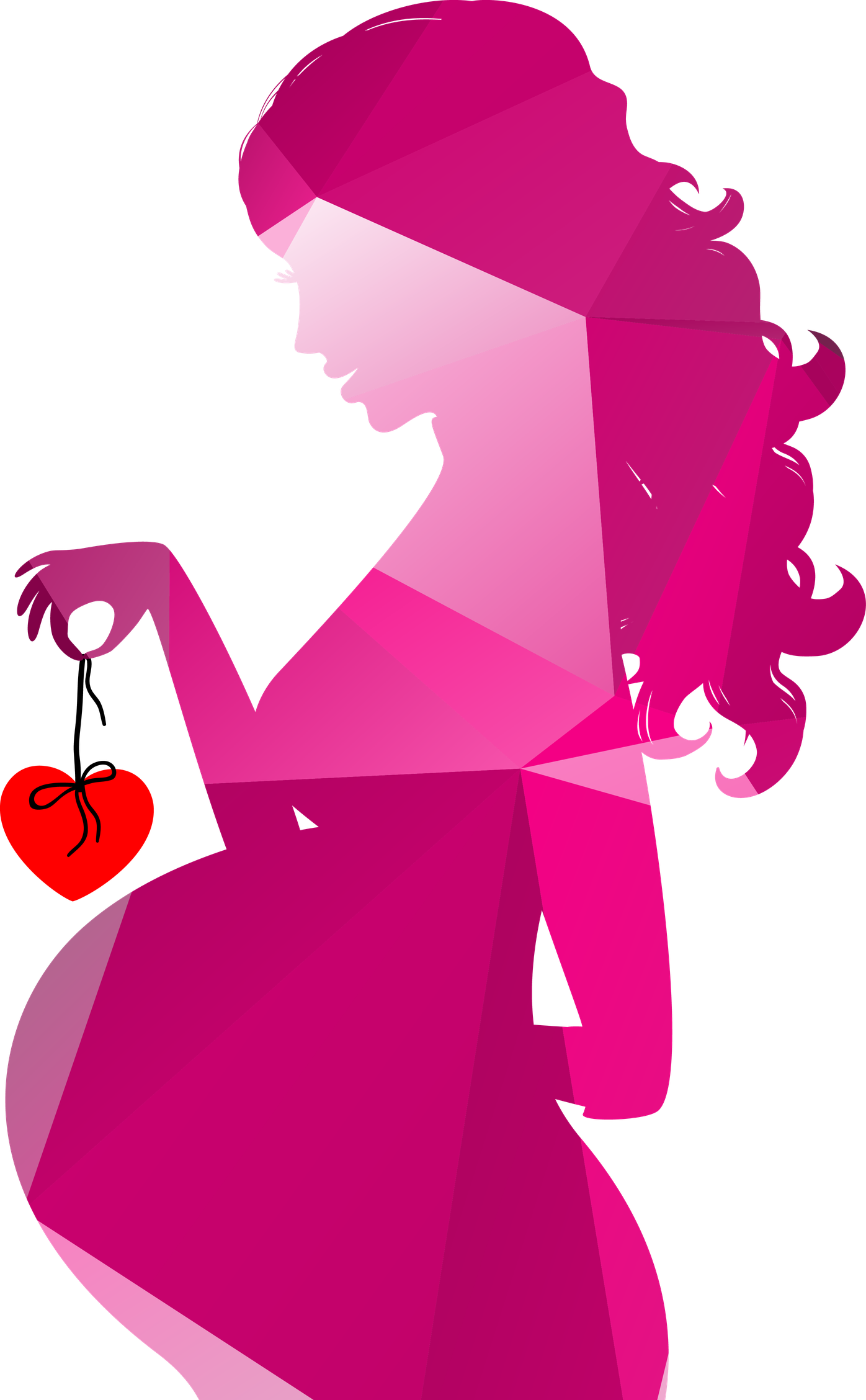 Pregnant Woman Cartoon Png Image (purple, black)