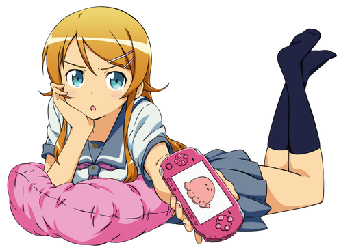 Oreimo Png File (gray, pink, plum, black, navy)