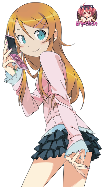 Oreimo Png Pic (beige, pink, silver, black, salmon)