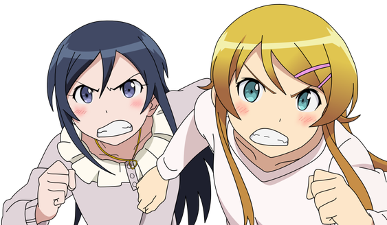 Oreimo Transparent Background (beige, lavender, black, salmon, white)