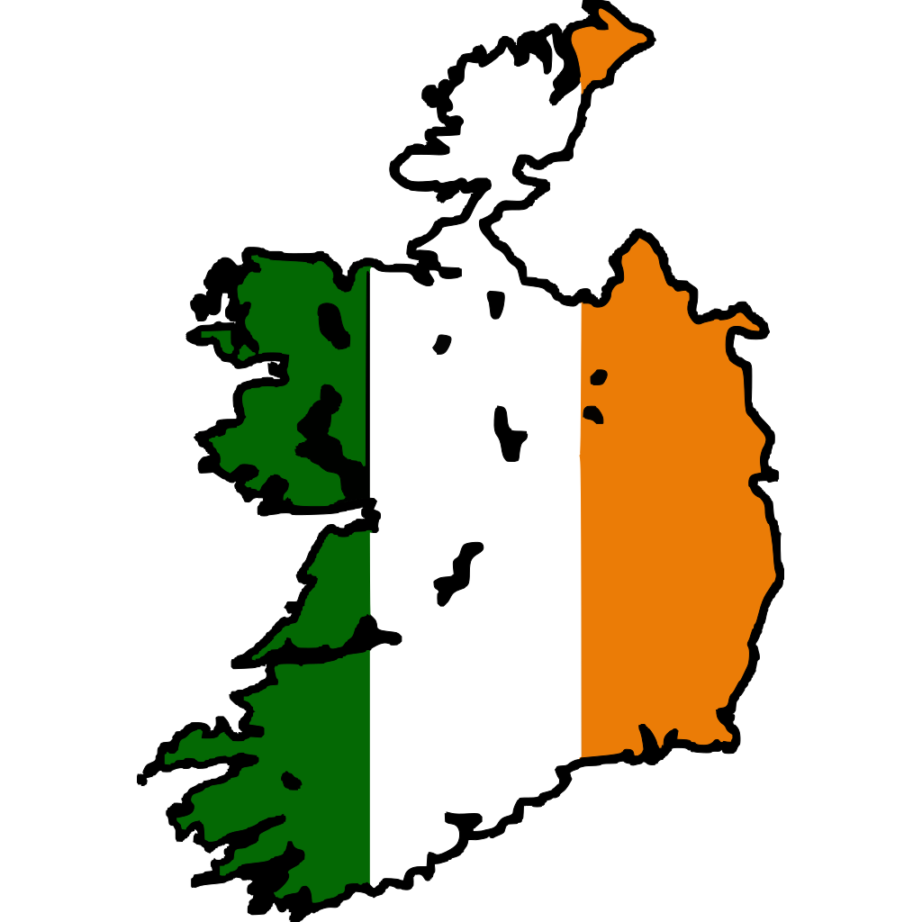 Ireland Flag Png Picture (chocolate, white, black, green, lavender)