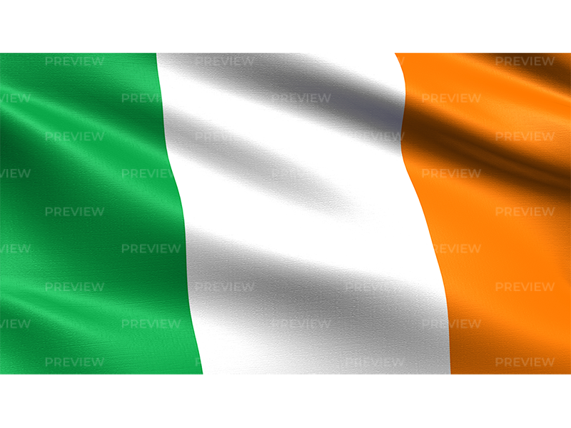 Ireland Flag Vector Png Images (orange, white)