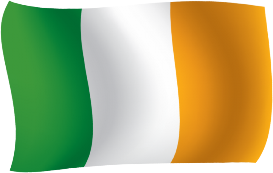 Ireland Flag Waving Png Pic (chocolate, white, black, green, silver)