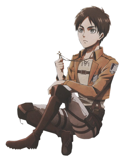 Eren Jaeger Png Clipart (black, maroon)