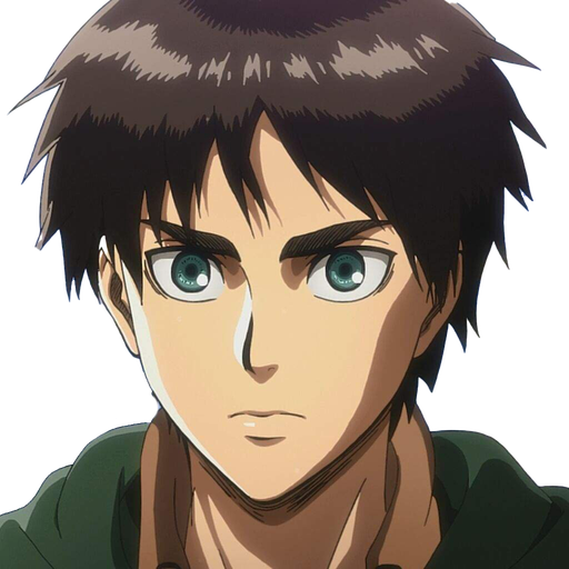 Eren Yeager Png Image (black, pink)