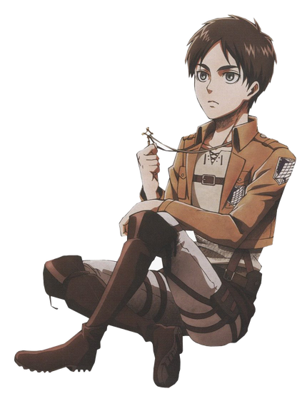 Eren Yeager Png Photos (black)