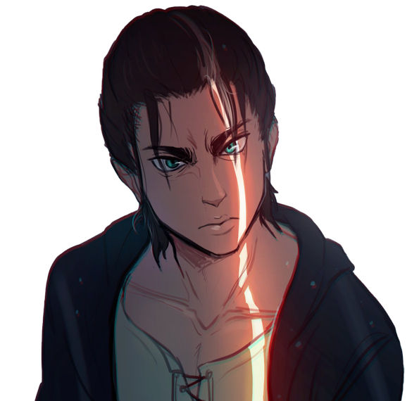 Eren Yeager Png Transparent Image (black, gray, indigo)