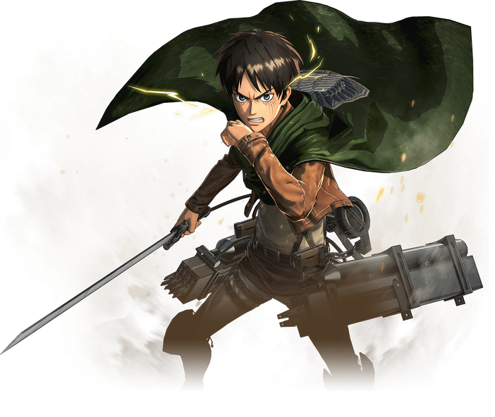 Eren Yeager Render Png File (yellow, black, maroon)