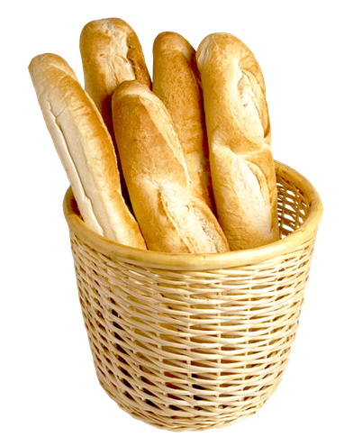 French Bread Basket Png Hd (black, pink, beige)