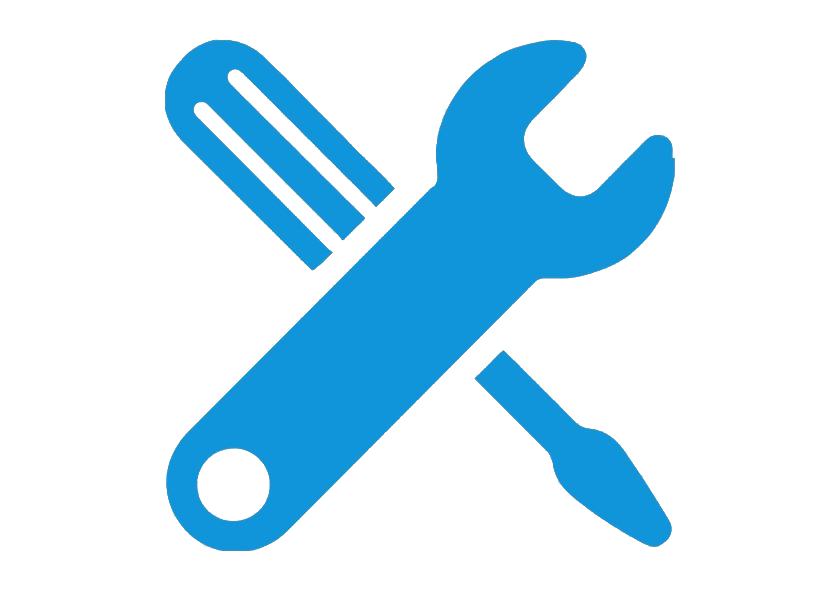 Wrench Screwdriver Maintenance (teal, white)