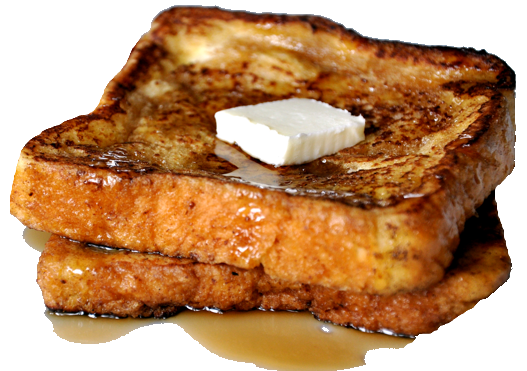 French Toast Png Image (black, white, silver)