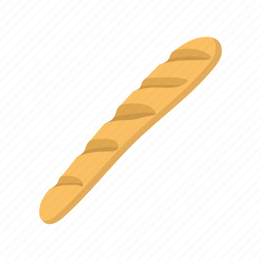 French Bread Png Isolated Image (black, salmon)