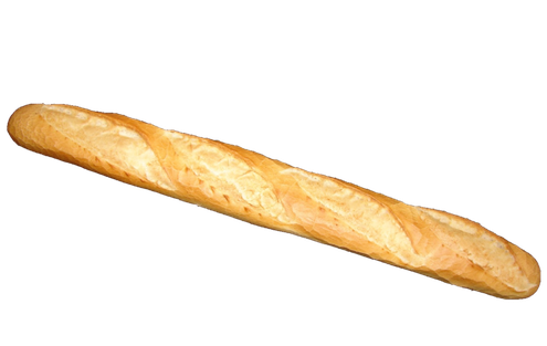 French Bread Png Isolated Photo (gray)