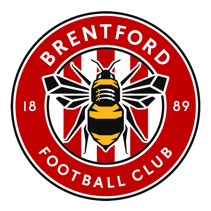 Brentford Png File (white, maroon, black, red)