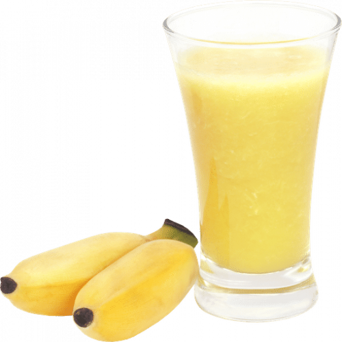 Fresh Banana Shake Transparent Png (salmon, black, white)