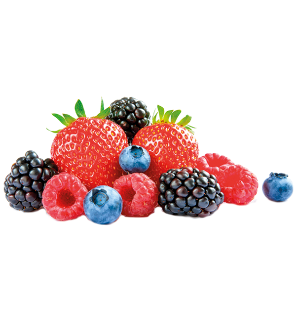 Fresh Berry Mix Transparent Png (white, chocolate)