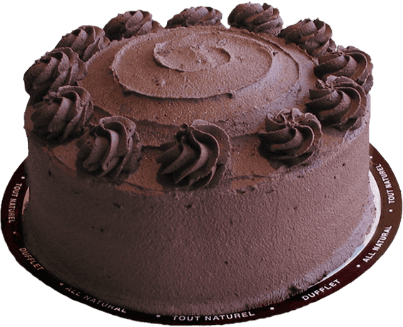 Fresh Chocolate Cake Png Transparent Image (black)