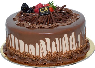 Fresh Chocolate Cake Transparent Background (black, silver, gray, olive)