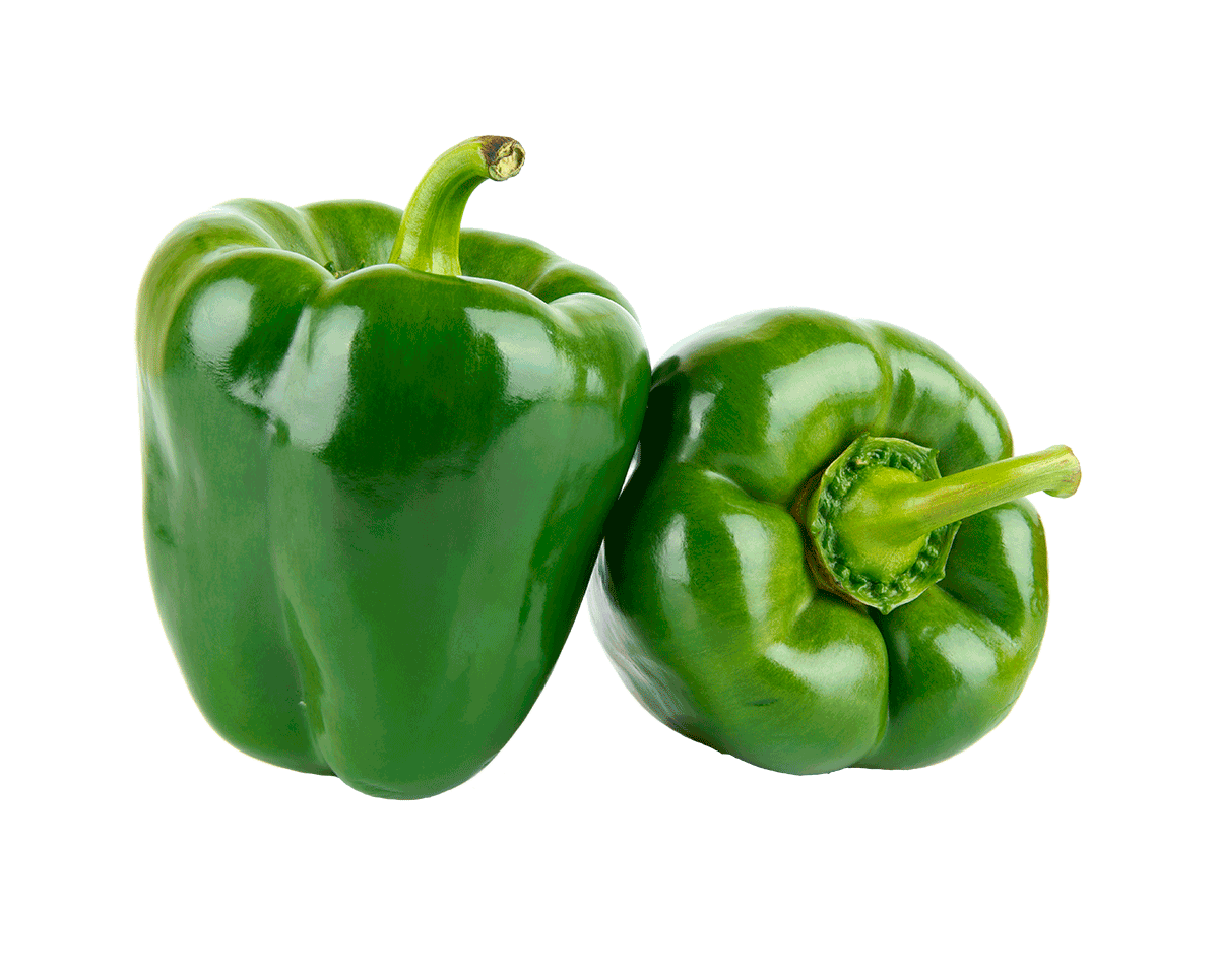 Fresh Green Bell Pepper Transparent Png (white, gray, green)