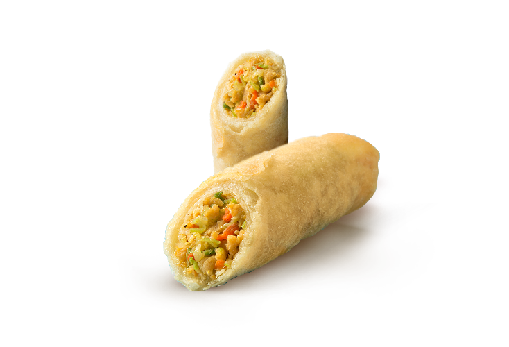 Fresh Spring Rolls Transparent Background (maroon, beige, black, gray, white)