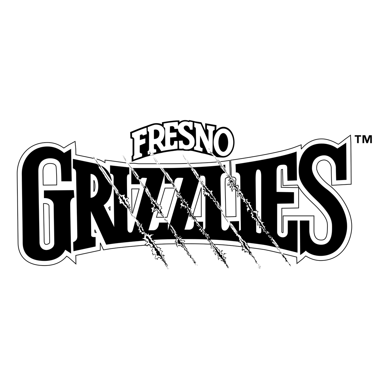 Fresno Grizzlies Png Photo (black, lavender, white)