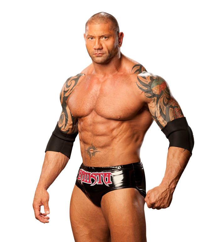 Wrestler Batista Png Clipart (black)