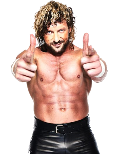 Wrestler Kenny Omega Transparent Background (black)