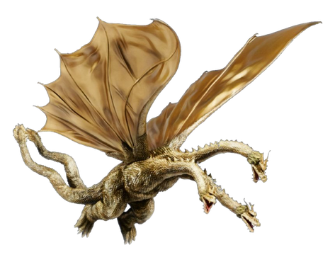 Cretaceous King Ghidorah Png Photos (black)