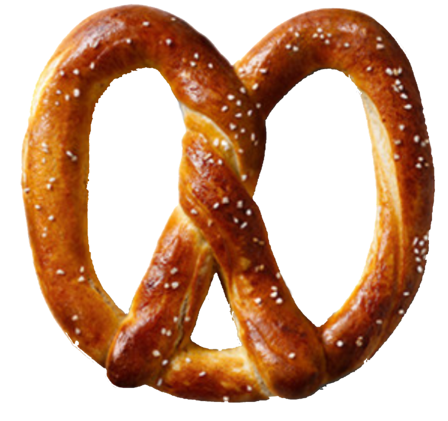 Pretzel Png Isolated Pic (black)