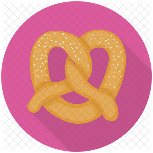 Pretzel Png Photo (salmon, black)