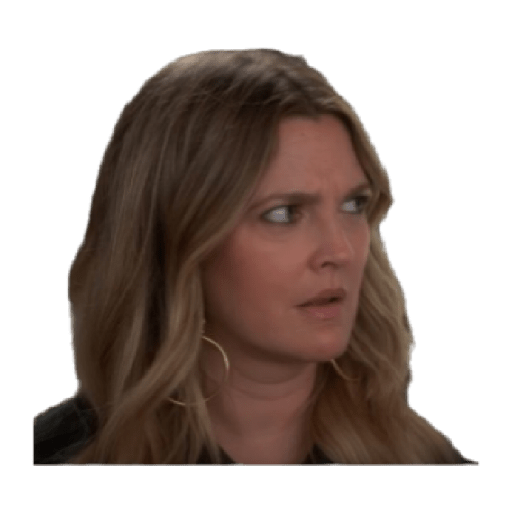 Drew Barrymore Png Hd (black, gray)