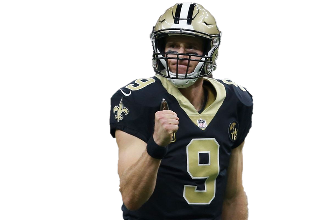 Drew Brees Png File (black)