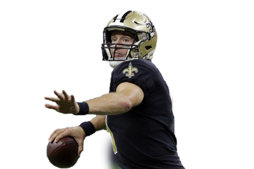 Drew Brees Png Free Download (black, white)