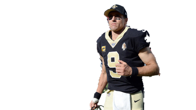 Drew Brees Png Hd (black, white)