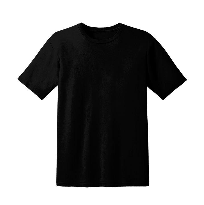 Crew Neck T Shirt Png Photos (black)