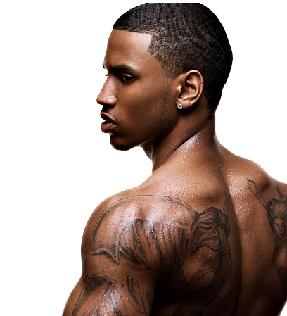 Trey Songz Png Image (black, white)