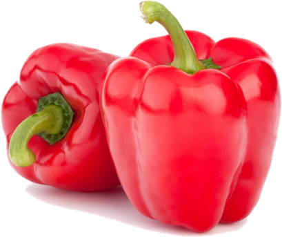 Organic Bell Pepper Red Transparent Png (black, red, chocolate, salmon)