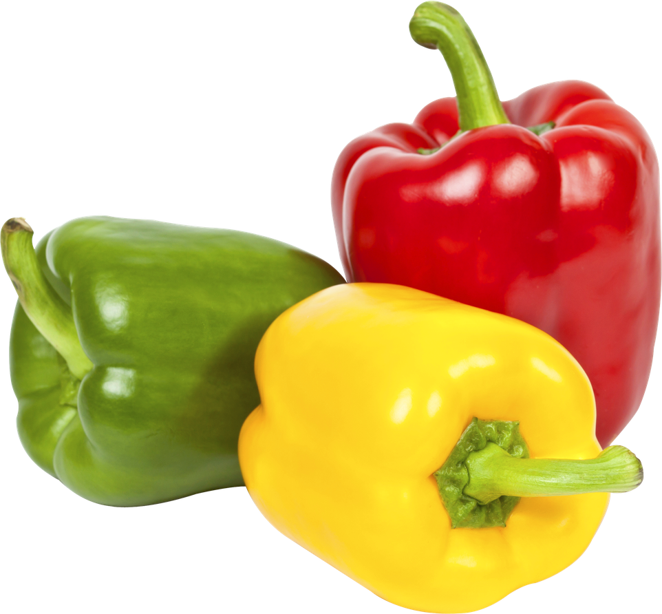 Organic Bell Pepper Transparent Png (black, gold)