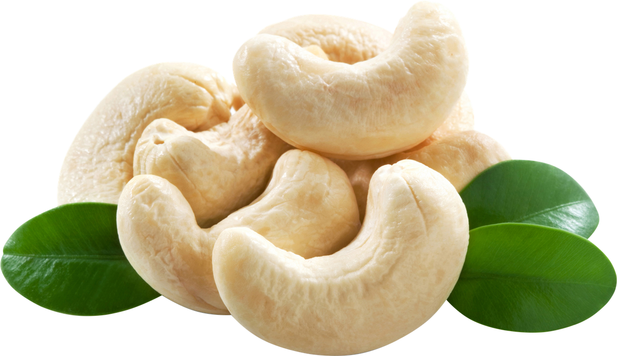 Organic Cashew Nut Png Transparent Image (green, beige, black, salmon)