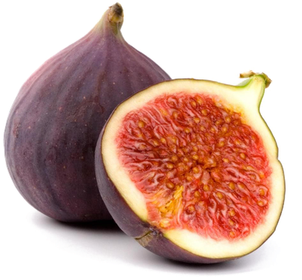 Organic Fig Fruit Transparent Png (black, white, lavender)