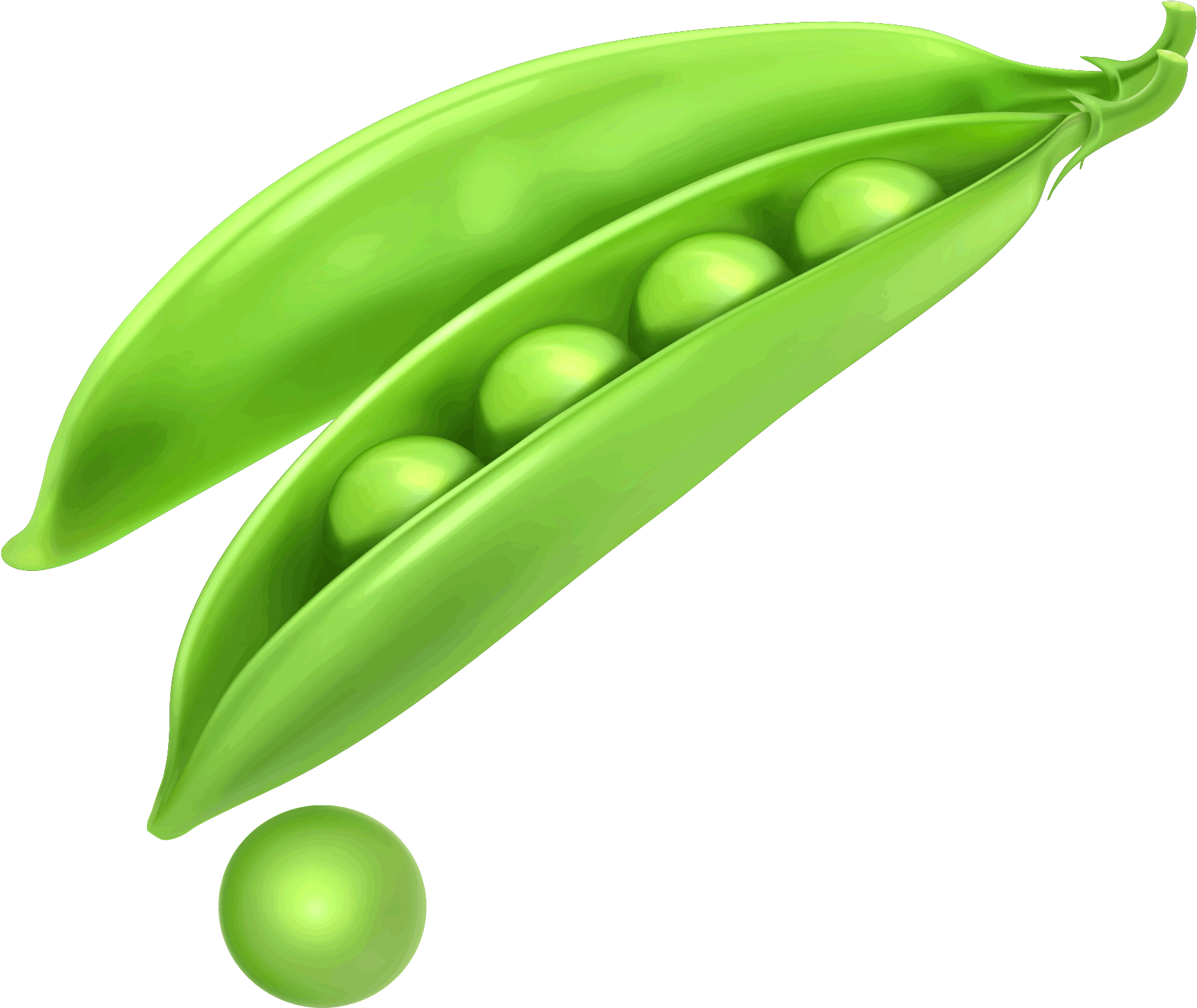 Organic Green Pea Png Clipart (gray, black, olive)