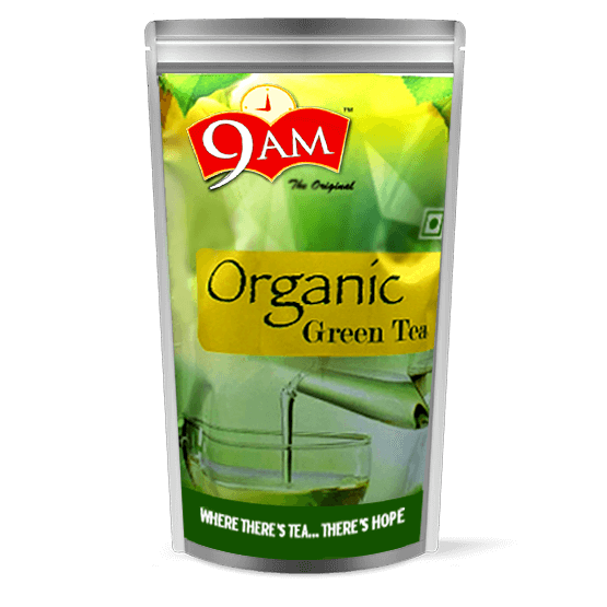 Organic Green Tea Png Image (black, red, green)