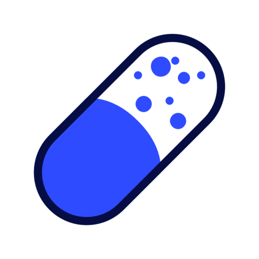 Organic Organism Free Png Icon (blue, navy, black)