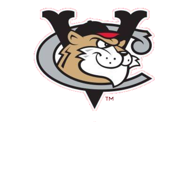 Tri City Valleycats Png Pic (black, silver, salmon, white)