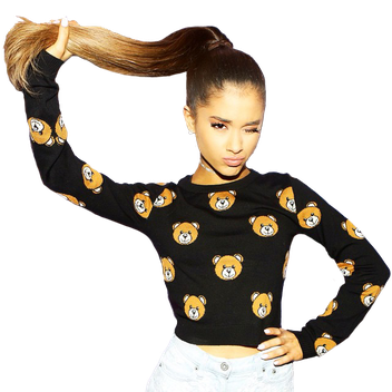 Ariana Grande Png Clipart (black)