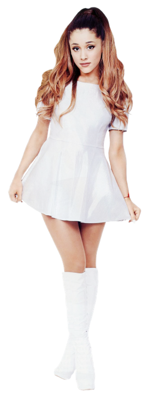 Ariana Grande Png Photo (white, lavender, black)